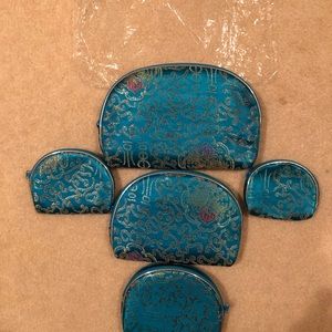Chinese pattern organizers bags 5 pieces